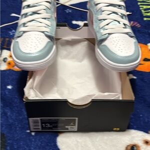 Jordan Kids Sneakers in Blue and White